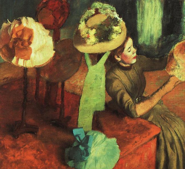 Edgar Degas The Millinery Shop china oil painting image